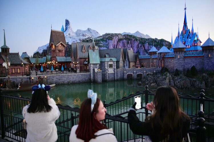 Disney opens World of Frozen in Paris as new CEO showcases the empire that made him